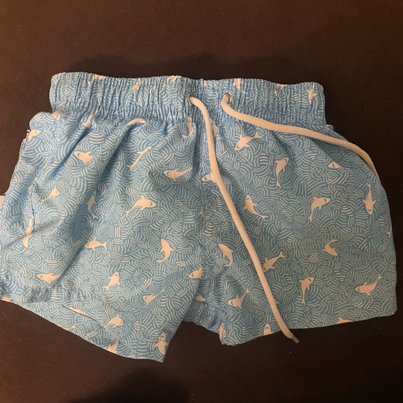Binky Bro Swim Trunks with shark print. Size 6-12 months - Picture 1 of 3